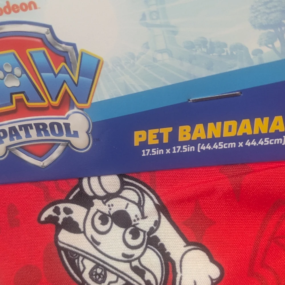 Paw Patrol Pet Collar, Bowl, and Bandana Set
